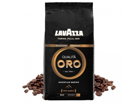 Lavazza Qualita Oro Mountain Grown kawa ziarnista 1 kg 100% Arabica górskie ziarna
