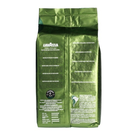Lavazza Tierra Brasile kawa ziarnista 1 kg 70% Arabica 30% Robusta intensywna