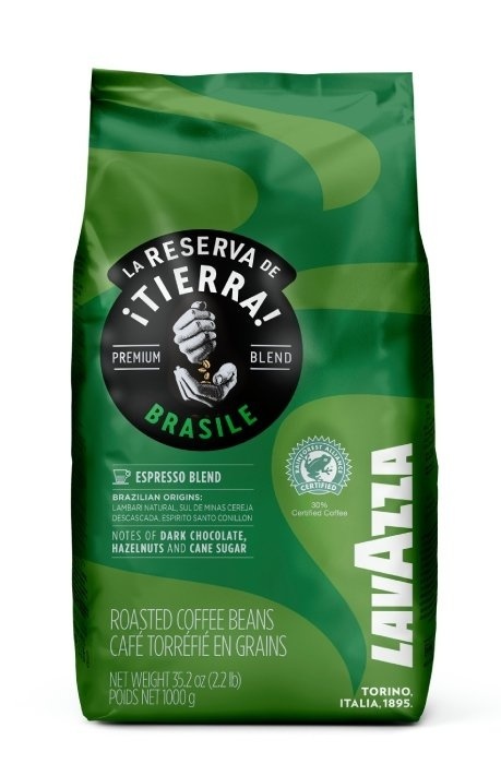 Lavazza Tierra Brasile kawa ziarnista 1 kg 70% Arabica 30% Robusta intensywna