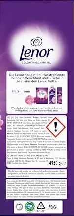 Lenor Amethyst Blütentraum kolor proszek do prania 4,95 kg 90 prań
