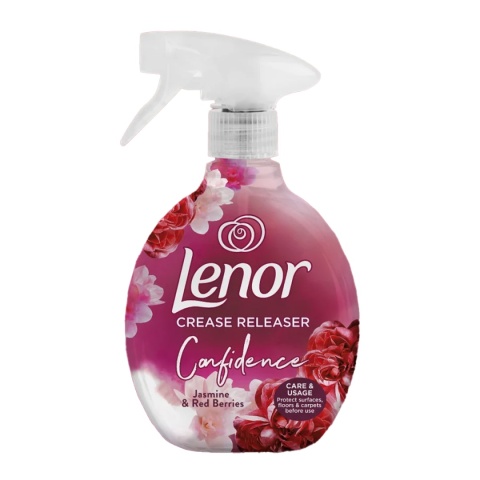 Lenor Crease Releaser Confidence Jasmin & Red Berrie żelazko w sprayu 500ml Lenor Crease Releaser Confidence Jasmin & Red Berrie żelazko w sprayu 500ml