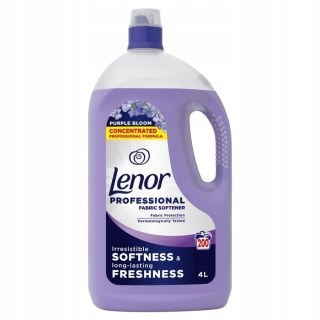Lenor Professional Purple Bloom 4 l - Płyn do płukania, 200 prań, fioletowy