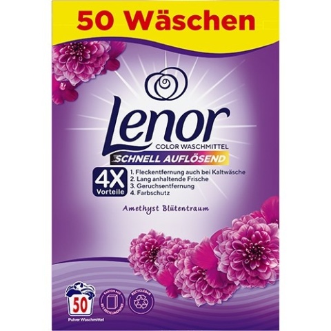 Lenor Proszek Kolor Amethyst Blütentraum 3,25 kg - 50 prań Lenor Proszek Kolor Amethyst Blütentraum 3,25 kg - 50 prań