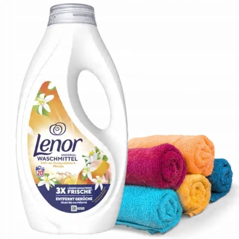 Lenor Universal Orangen Pfirsich Żel do prania 20 prań 1L Lenor Universal Orangen Pfirsich Żel do prania 20 prań 1L