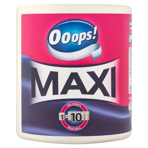 OOOPS! Maxi ręcznik papierowy 1 rolka 2-warstwowy 100 m