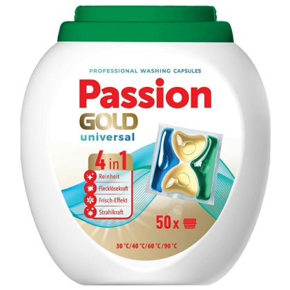 Passion Gold Professional kapsułki do prania uniwersalne 4w1 50 sztuk