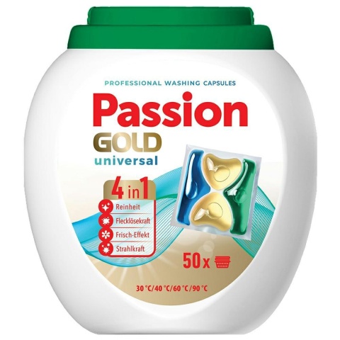 Passion Gold Professional kapsułki do prania uniwersalne 4w1 50 sztuk
