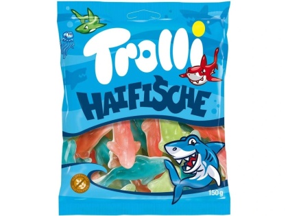 Trolli Haifische żelki rekiny 150 g owocowe tutti frutti