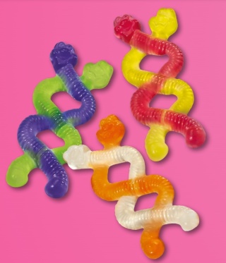 Trolli Squiggle Twist Żelki 150 g - Zakręcone, kolorowe żelki owocowe