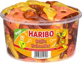 Żelki Haribo Süße Schnuller-Sweet Dummy guma owocowa o smaku coli wegetariańskie 1350g