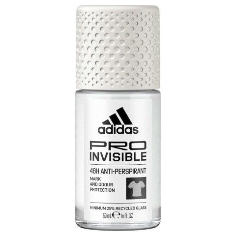 Adidas Women Pro Invisible roll-on antyperspirant w kulce 50 ml 48h ochrona bez plam