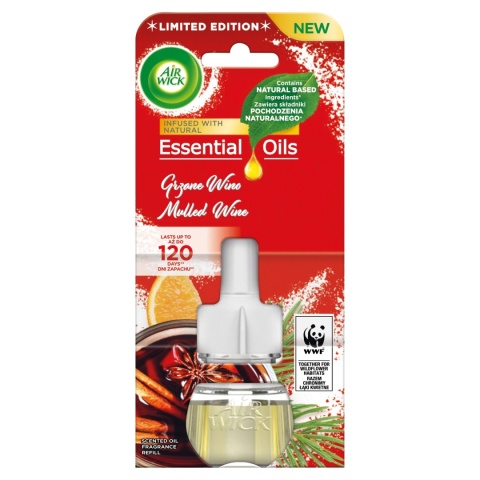 Air Wick wkład elektryczny Grzane Wino 19 ml zapach korzennych przypraw