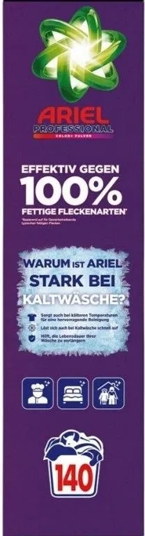 Ariel Professional Color+ proszek do prania kolorów 7,7 kg 140 prań niemiecki