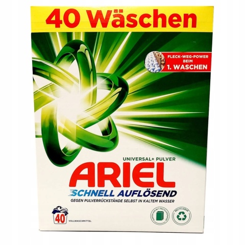 Ariel Universal+ proszek do prania uniwersalny 2,4 kg 40 prań