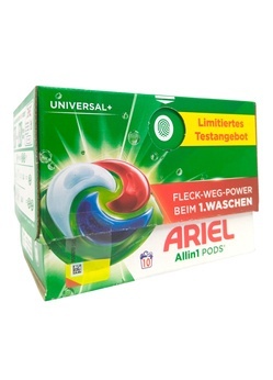 Ariel kapsułki do prania 3w1 Universal+ niemieckie uniwersalne 100 szt