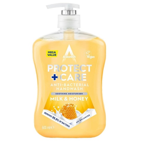 Astonish antybakteryjne mydło w płynie Mleko i Miód 600 ml