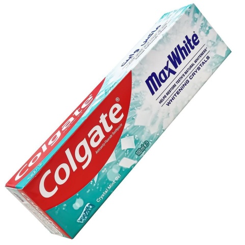 Colgate Max White Crystal Mint Gel pasta do zębów 100 ml wybielanie