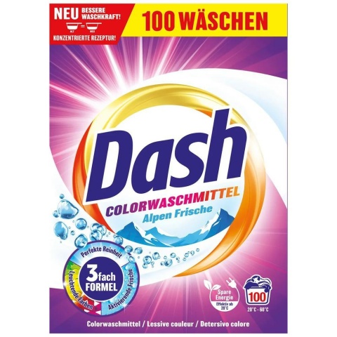 Dash Color Frische Proszek do prania kolorów 5 kg 100 prań 3w1