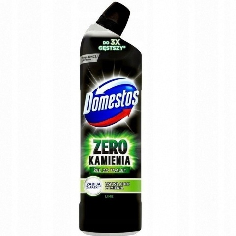 Domestos zestaw żeli do WC zero kamienia (3x 750 ml) zielony, niebieski, różowy