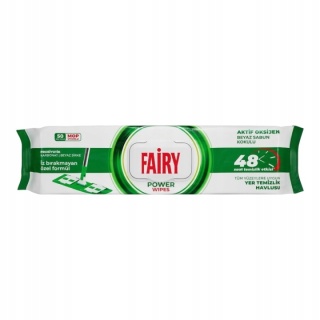 Fairy Power Wipes wkłady do mopa Białe Mydło 50 sztuk