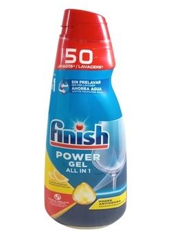 Finish All In 1 Max Power Gel Lemon żel do zmywarki 1 l 50 myć