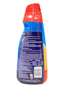 Finish All-in-One Anti-Odor Fresh żel do zmywarki pomarańczowy 1 l 50 myć