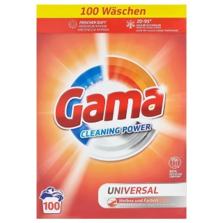 Gama/Vizir Proszek do prania uniwersalny 6kg 100 prań Universal