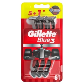 Gillette Blue 3 maszynki do golenia jednorazowe 6 szt
