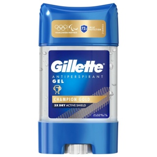 Gillette Men Champion Gold antyperspirant w żelu 70 ml 72h ochrona i świeżość
