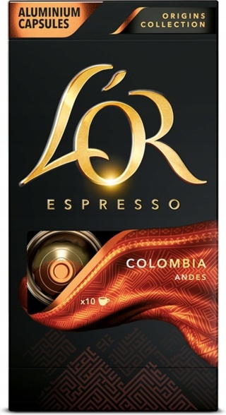 Kapsułki do Nespresso L’OR Espresso Colombia ANDES 10 sztuk