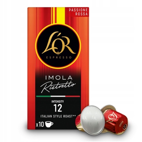 Kapsułki do Nespresso L’OR Passione Rossa Ristretto IMOLA 10 sztuk