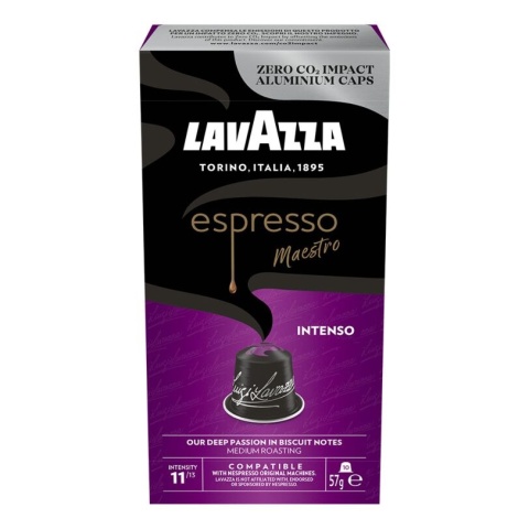 Kapsułki do Nespresso Lavazza Espresso Maestro Intenso aluminiowe 10 szuk