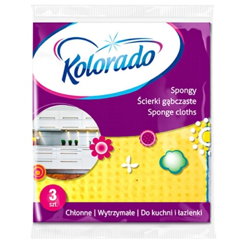 Kolorado ścierki gąbczaste Spongy 3 szt