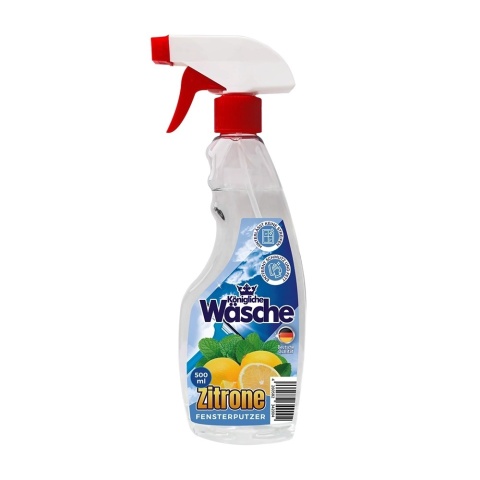 Königliche Wäsche zestaw płynów do mycia szyb i luster 2 × 500 ml (Apple + Lemon)