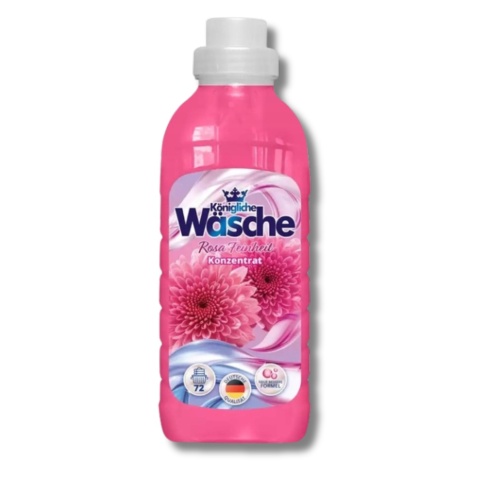 Königliche Wäsche zestaw płynów do płukania 216 płukań (1,8L x 3) Blue, Rosa, Grünes Paradies