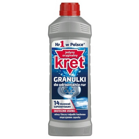 Kret granulki do udrażniania rur 560 g