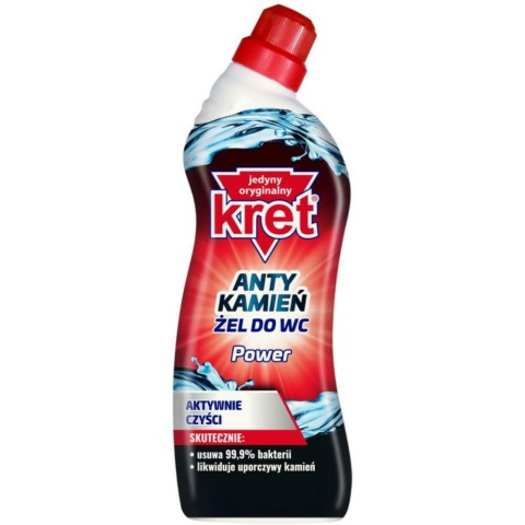 Kret żel do WC Power Antykamień 750 ml