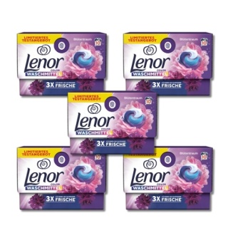 Lenor Amethyst Blütentraum kapsułki do prania 3w1 niemieckie kolor 50 szt kwieciste marzenie