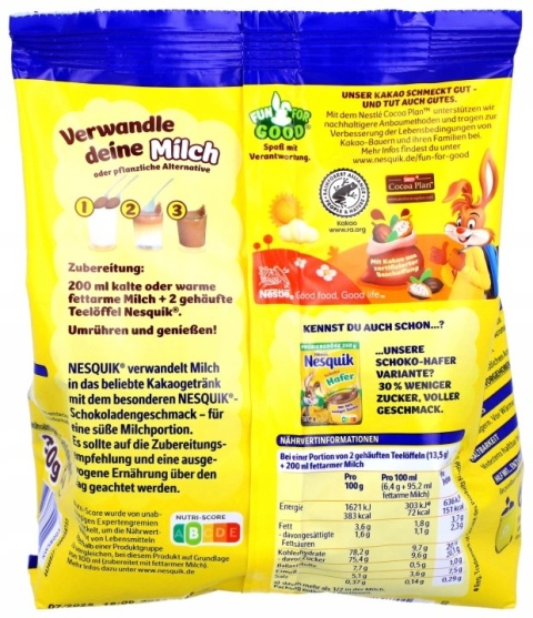 Nesquik Kakao 350g napój czekoladowy instant kakao do mleka