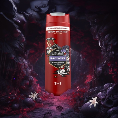 Old Spice Night Panther żel pod prysznic i szampon 3 w 1 400 ml