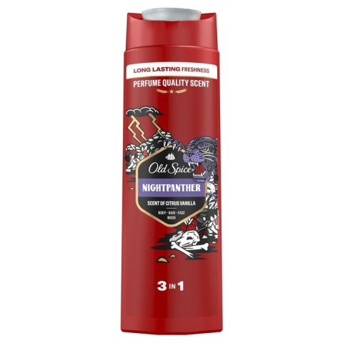 Old Spice Night Panther żel pod prysznic i szampon 3 w 1 400 ml