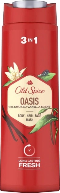 Old Spice Oasis 3 w 1 żel pod prysznic i szampon dla mężczyzn 400 ml