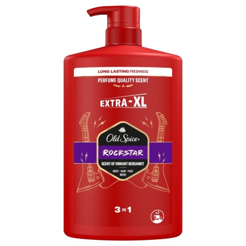Old Spice Rockstar żel pod prysznic i szampon 3w1 1000 ml