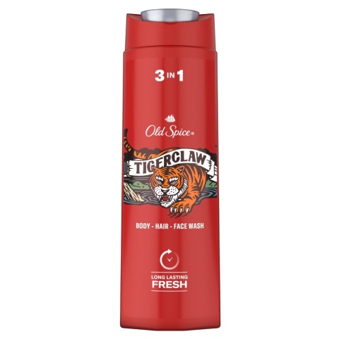 Old Spice Tigerclaw żel pod prysznic i szampon 2w1 400 ml