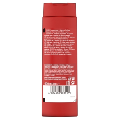 Old Spice Whitewater żel pod prysznic dla mężczyzn 3w1 400 ml