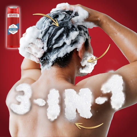 Old Spice Whitewater Żel męski pod prysznic i szampon 3w1, 6 x 400ml