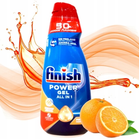 Finish All In One Power Gel żel do zmywarki zestaw mix zapachów 3 x 1 l (150 myć)