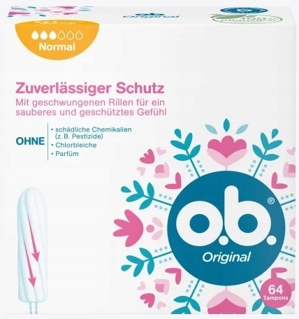 o.b. Original Normal tampony 64 szt