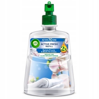 Air Wick Active Fresh Świeże Pranie i Biała Orchidea zapas 228 ml