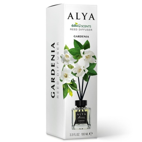 Alya Nature’s Scents Gardenia patyczki zapachowe do domu 100 ml